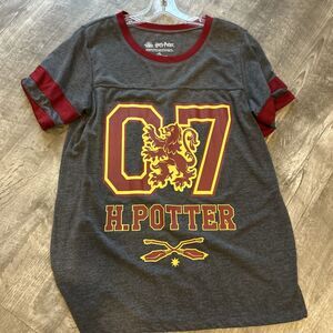 Harry Potter Gryffindor Gray Short Sleeve T-Shirt Womens Large
